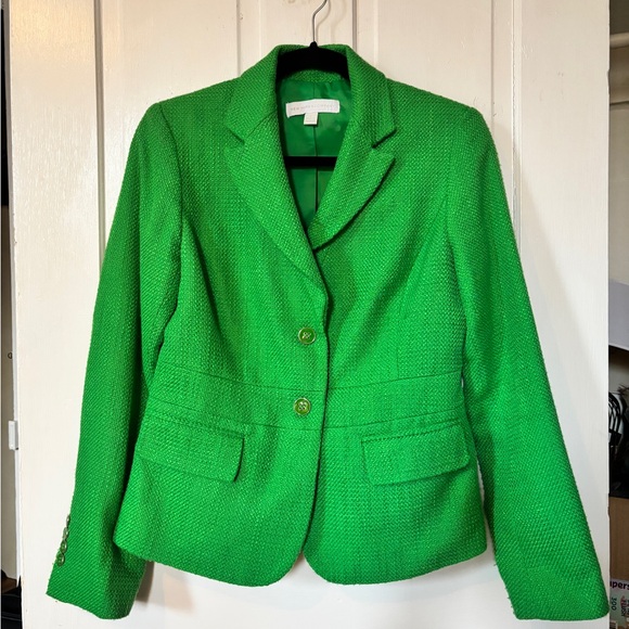New York & Company Vibrant Green Blazer - Picture 3 of 3